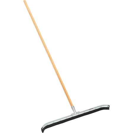 Global Industrial 36 Curved Floor Squeegee With Wood Handle 641539